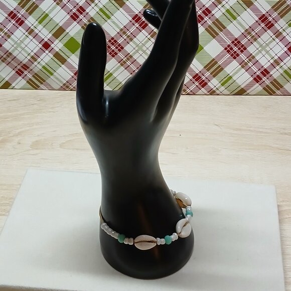 Handmade Seashell Beaded Beachy Anklet Bracelet Fashion Jewelry #52 - Picture 5 of 6